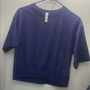 Athleta Purple Short Sleeve Tee